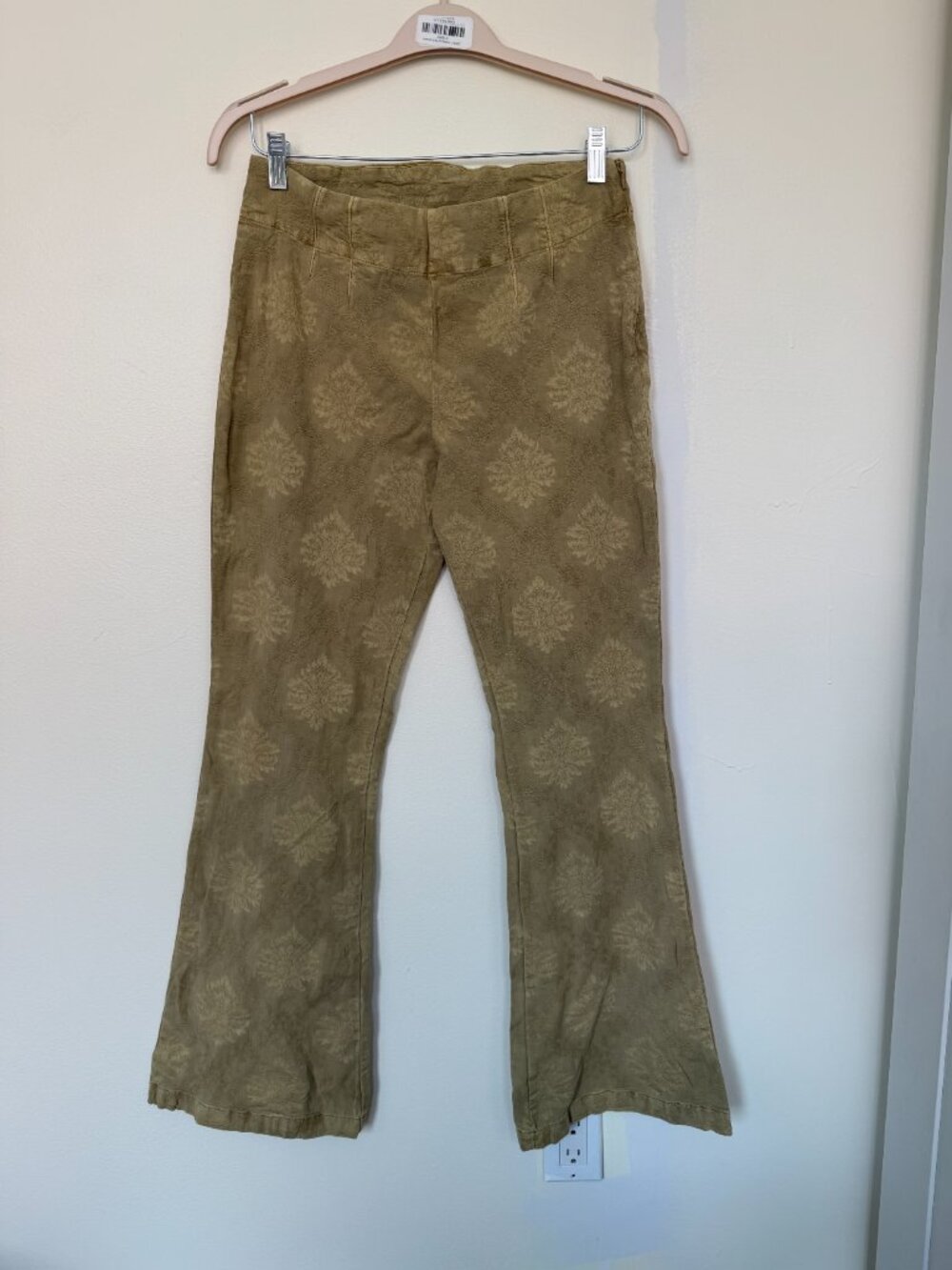 Free People Bootcut Tapestry Flared Pants (Sz 8)